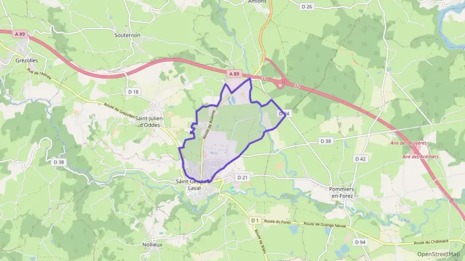 Maison 134 m² cinq pièces à vendre à Saint-Germain-Laval