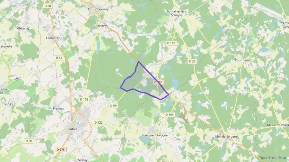 Maison 73 m² quatre pièces à vendre à Fontaines-en-Sologne
