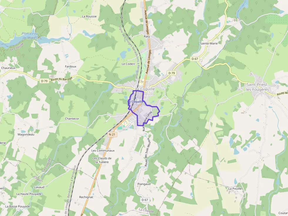 Maison 89 m² quatre pièces à vendre à La Coquille