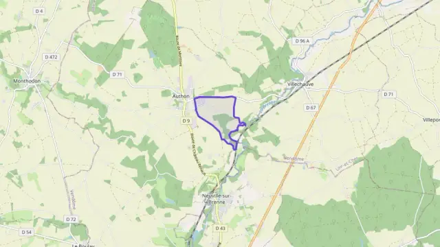 Maison 98 m² quatre pièces à vendre à Authon