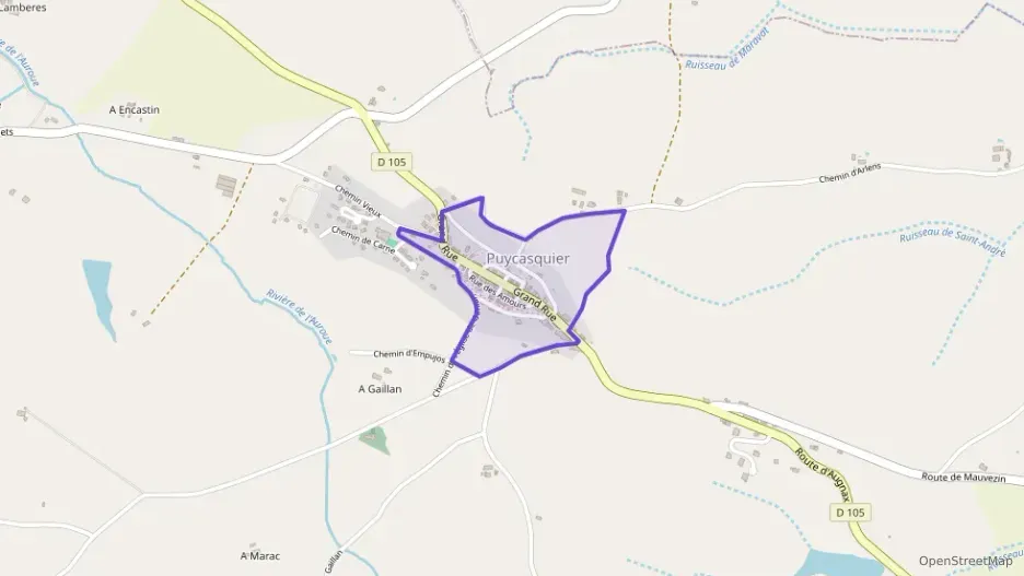 Maison 80 m² quatre pièces à vendre à Puycasquier