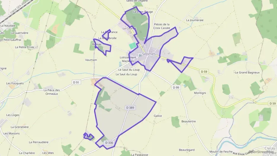 Maison 87 m² trois pièces à vendre à Sepmes Maison 87 m² trois pièces à vendre à Sepmes