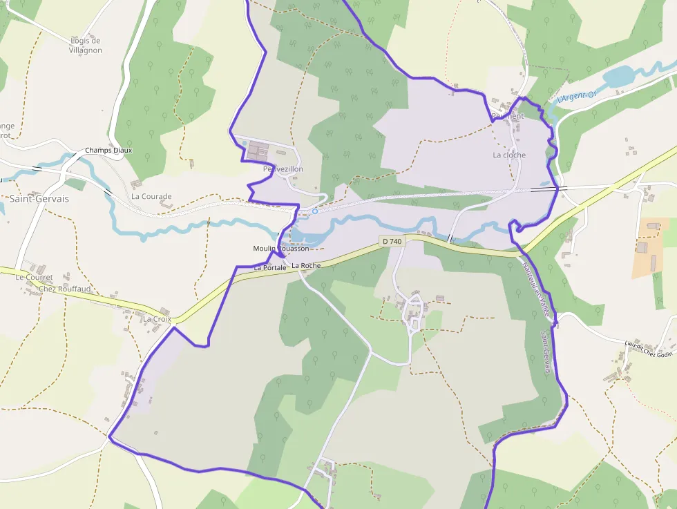 Maison 50 m² trois pièces à vendre à Nanteuil-en-Vallée