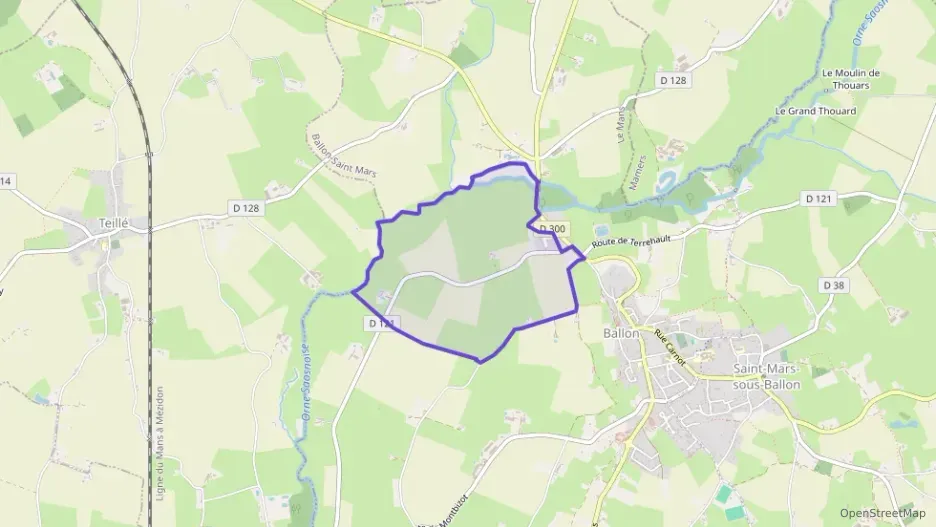 Maison 110 m² cinq pièces à vendre à Ballon-Saint Mars Maison 110 m² cinq pièces à vendre à Ballon-Saint Mars