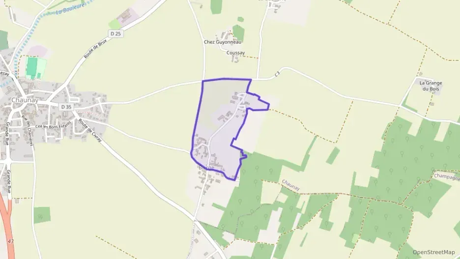 Maison 65 m² trois pièces à vendre à Chaunay