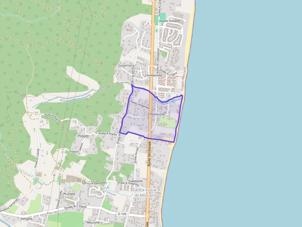 Maison 100 m² quatre pièces à vendre à Santa-Lucia-di-Moriani