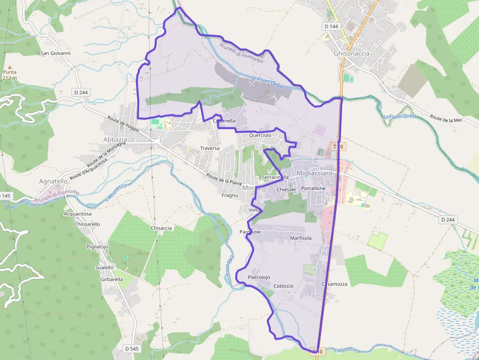 Maison 80 m² trois pièces à vendre à Prunelli-di-Fiumorbo Maison 80 m² trois pièces à vendre à Prunelli-di-Fiumorbo