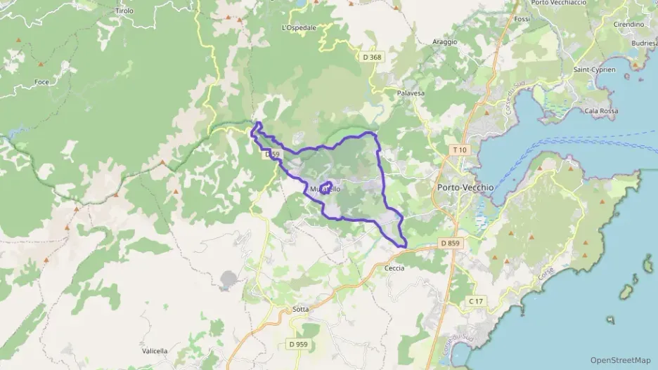 Maison 59 m² trois pièces à vendre à Porto-Vecchio Maison 59 m² trois pièces à vendre à Porto-Vecchio