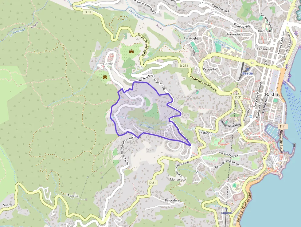 Maison 78 m² quatre pièces à vendre à Bastia