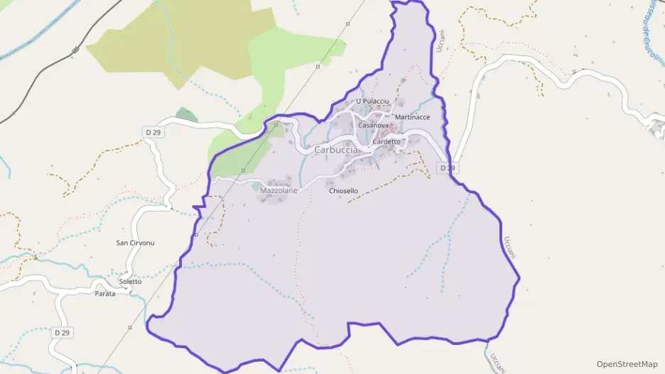 Maison 60 m² trois pièces à vendre à Carbuccia Maison 60 m² trois pièces à vendre à Carbuccia