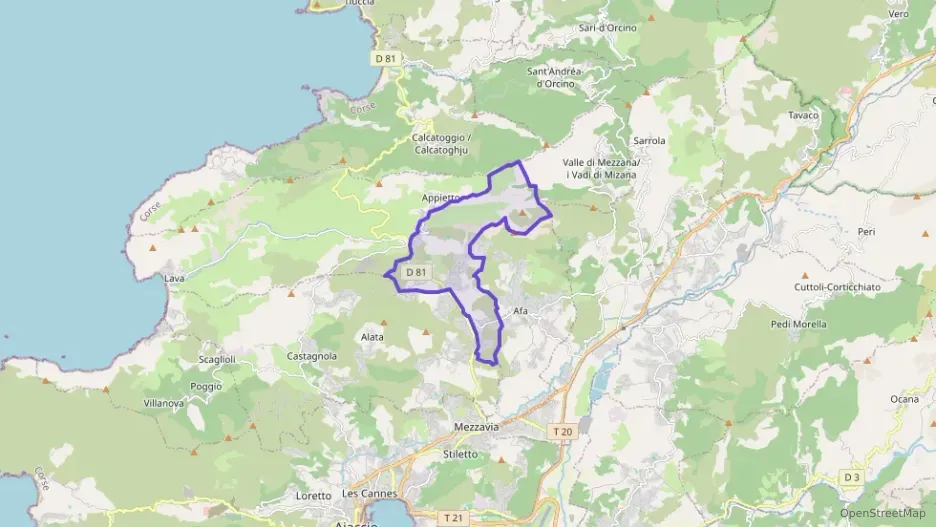 Maison 99 m² quatre pièces à vendre à Appietto Maison 99 m² quatre pièces à vendre à Appietto