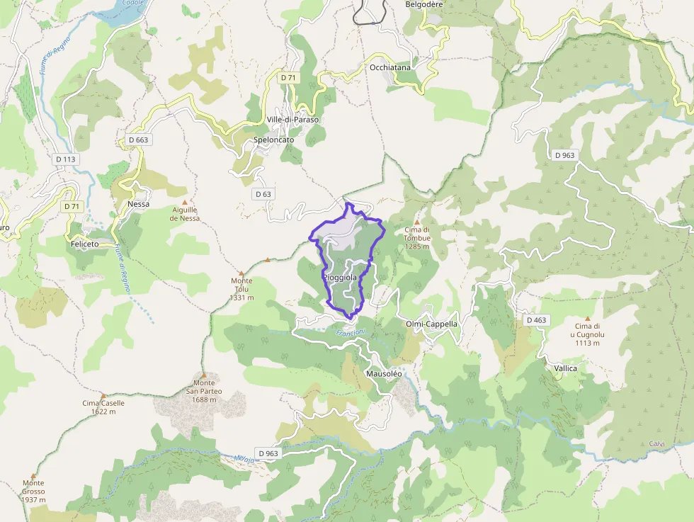 Maison 140 m² quatre pièces à vendre à Pioggiola