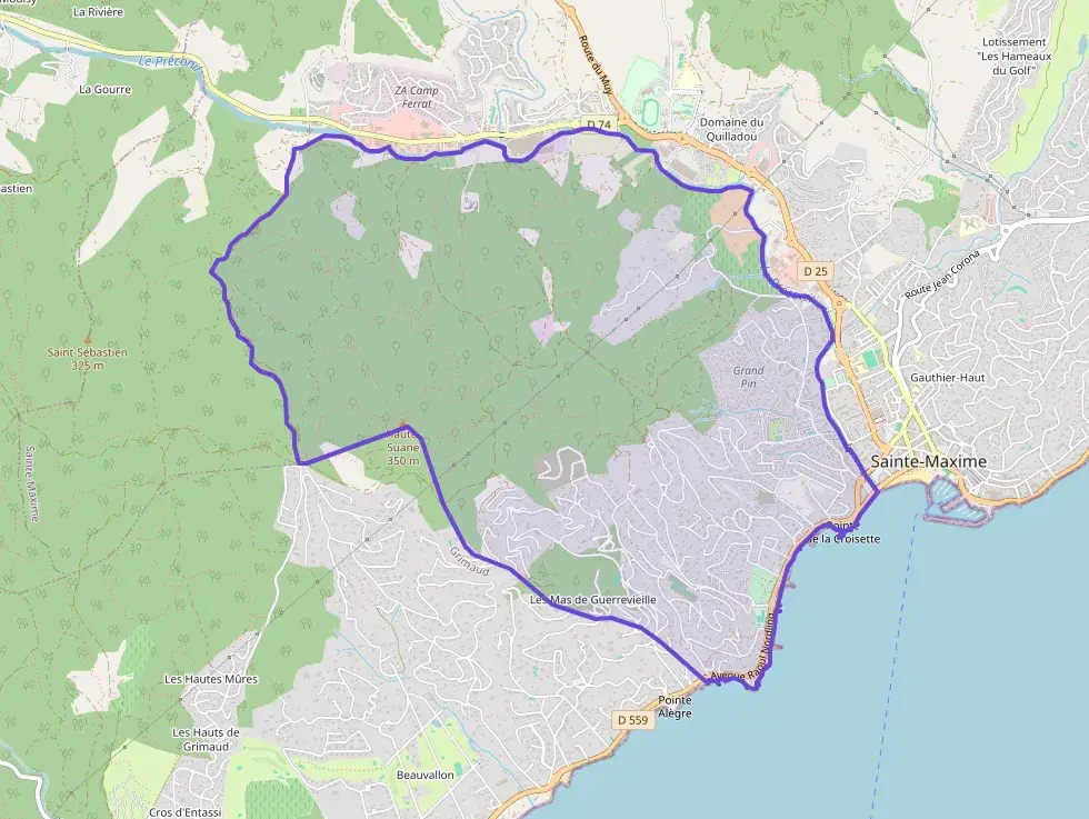 Maison 96 m² quatre pièces à vendre à Sainte-Maxime