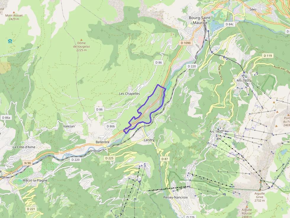 Maison 86 m² quatre pièces à vendre à La Plagne-Tarentaise