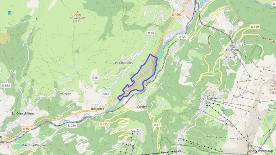 Maison 86 m² quatre pièces à vendre à La Plagne-Tarentaise