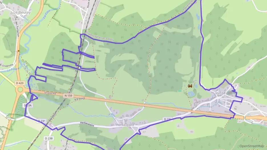 Maison 100 m² six pièces à vendre à Lusse Maison 100 m² six pièces à vendre à Lusse