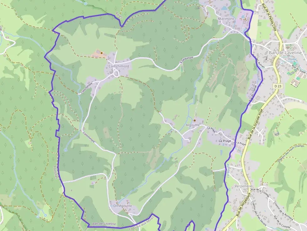 Maison 92 m² quatre pièces à vendre à Ban-de-Laveline