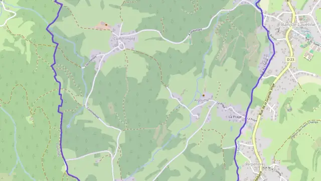 Maison 92 m² quatre pièces à vendre à Ban-de-Laveline