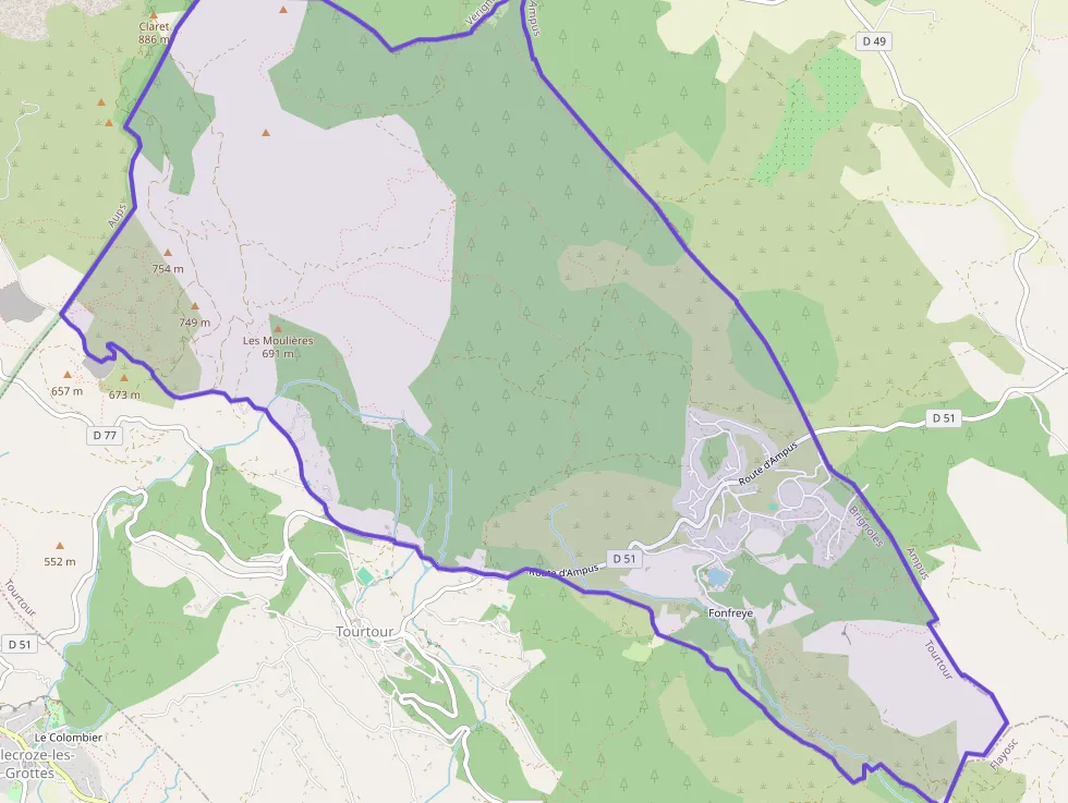 Maison 91 m² quatre pièces à vendre à Tourtour