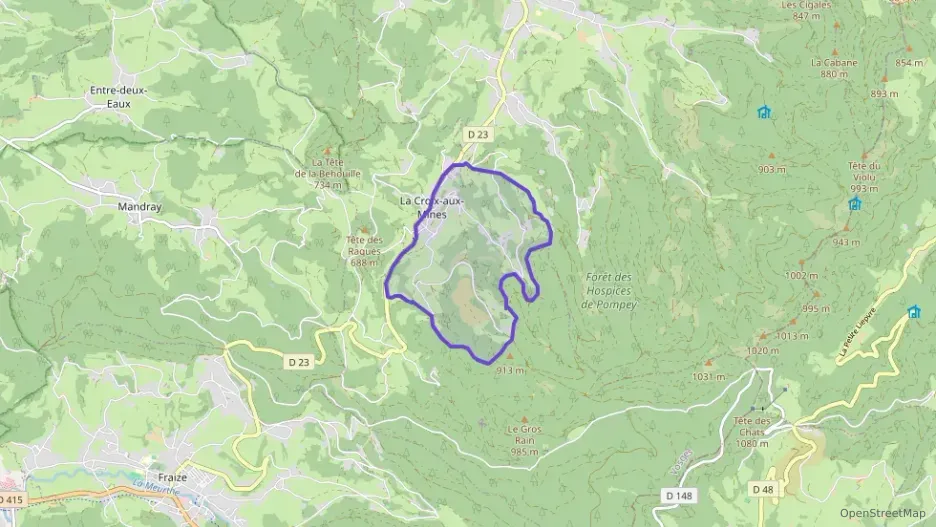 Maison 100 m² cinq pièces à vendre à La Croix-aux-Mines