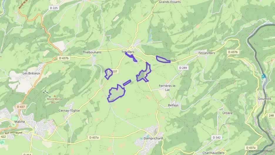 Maison 95 m² quatre pièces à vendre à Trévillers Maison 95 m² quatre pièces à vendre à Trévillers