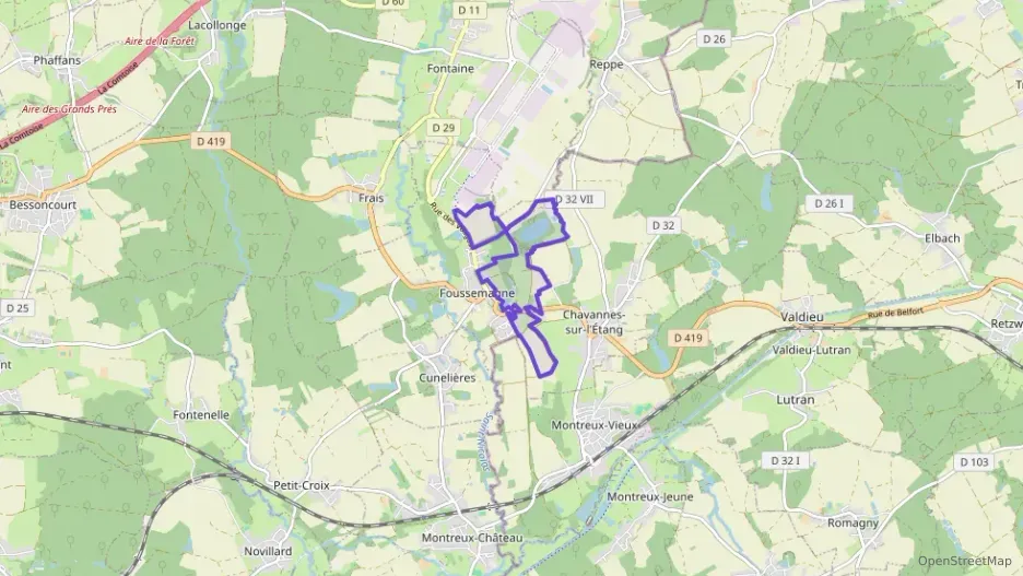 Maison 125 m² six pièces à vendre à Foussemagne Maison 125 m² six pièces à vendre à Foussemagne