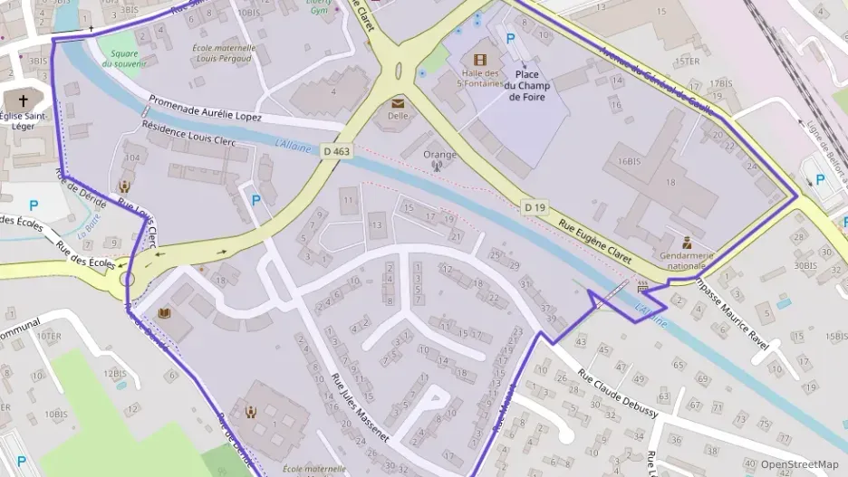 Maison 101 m² six pièces à vendre à Delle Maison 101 m² six pièces à vendre à Delle