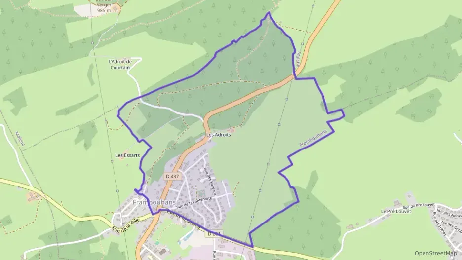 Maison 94 m² quatre pièces à vendre à Frambouhans Maison 94 m² quatre pièces à vendre à Frambouhans