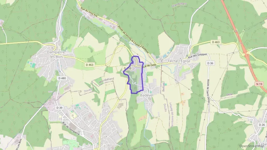 Maison 101 m² quatre pièces à vendre à Badevel