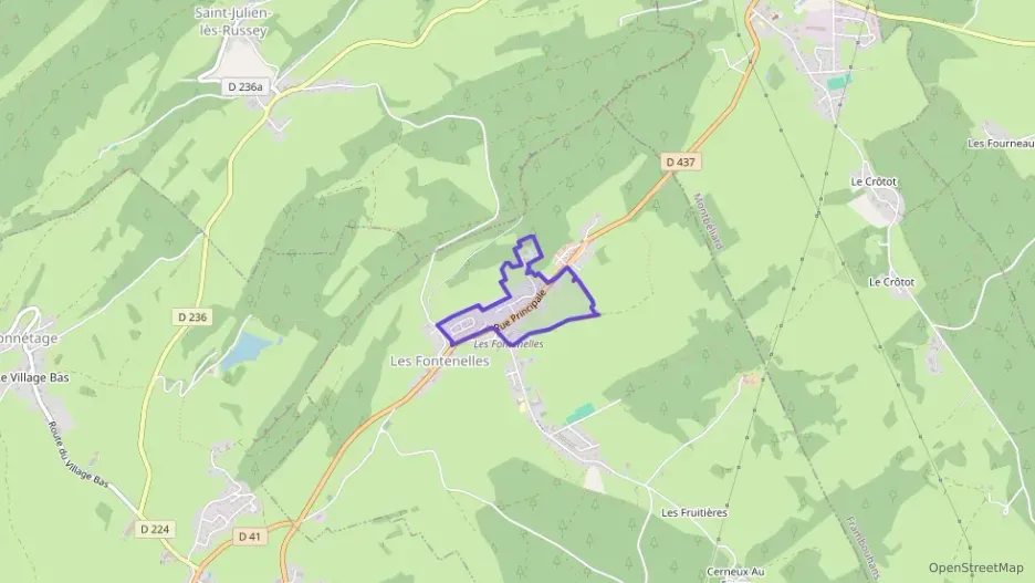 Maison 126 m² six pièces à vendre à Les Fontenelles Maison 126 m² six pièces à vendre à Les Fontenelles