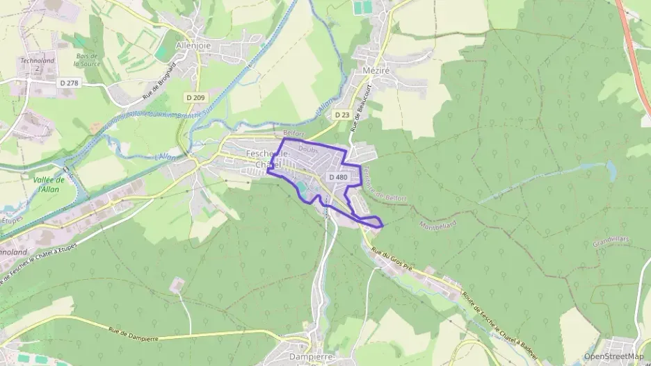 Maison 112 m² trois pièces à vendre à Fesches-le-Châtel