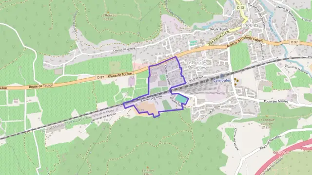 Maison 97 m² quatre pièces à vendre à Carnoules