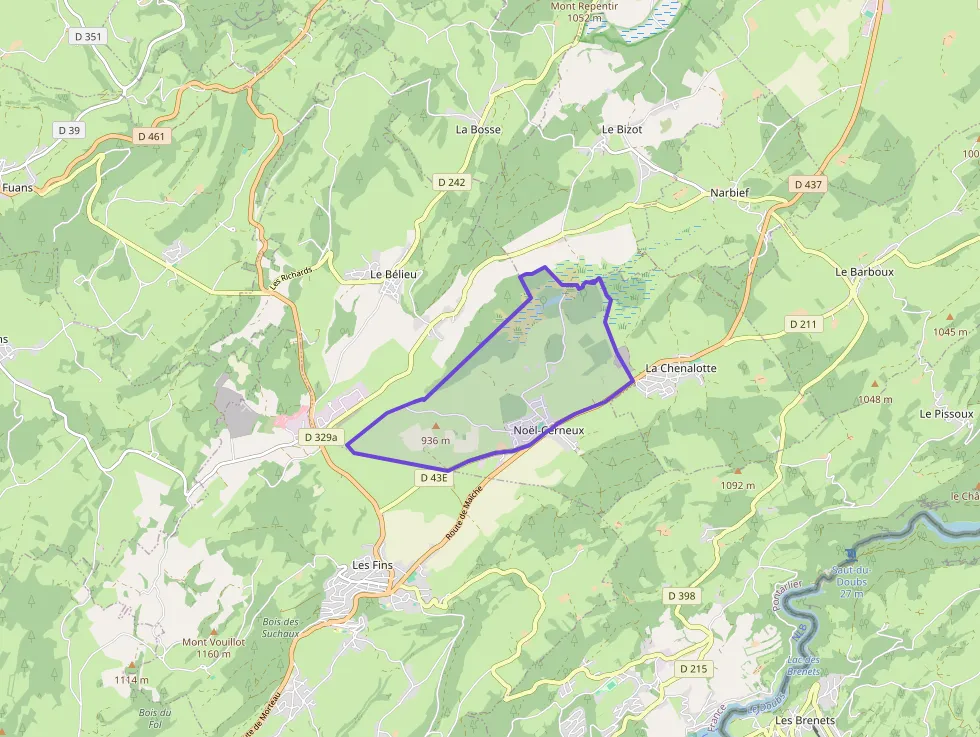 Maison 113 m² quatre pièces à vendre à Noël-Cerneux