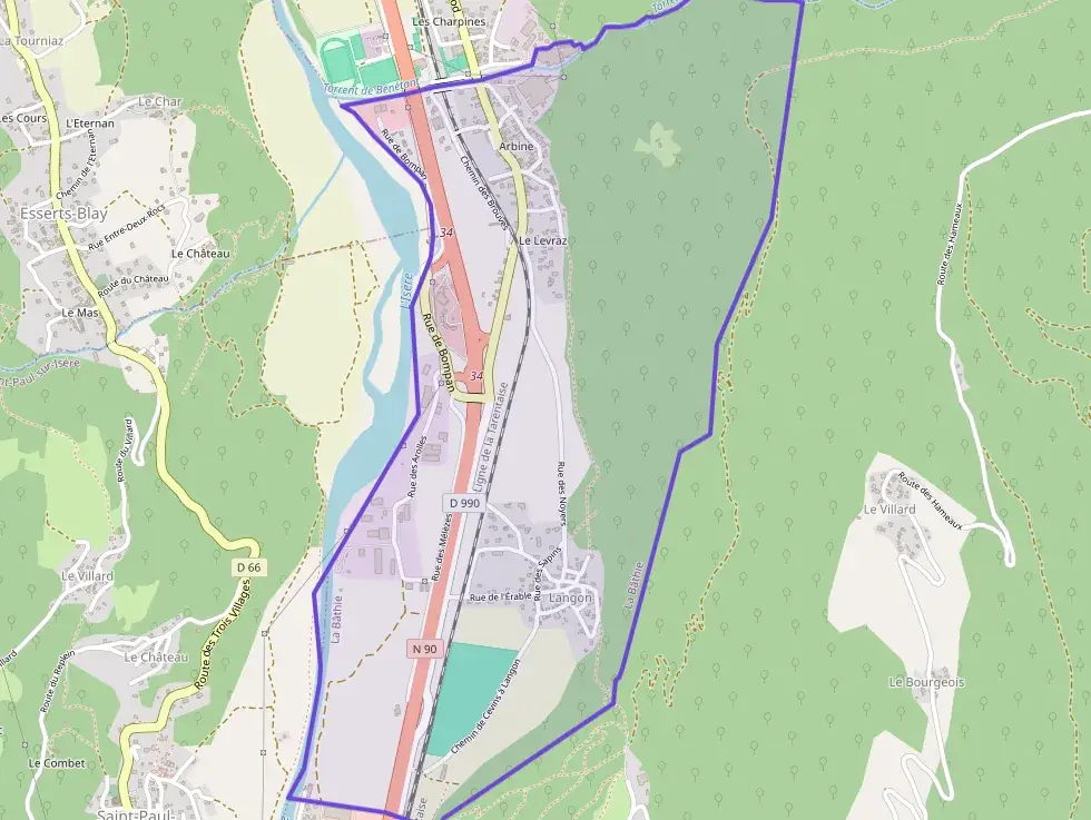 Maison 80 m² quatre pièces à vendre à La Bâthie