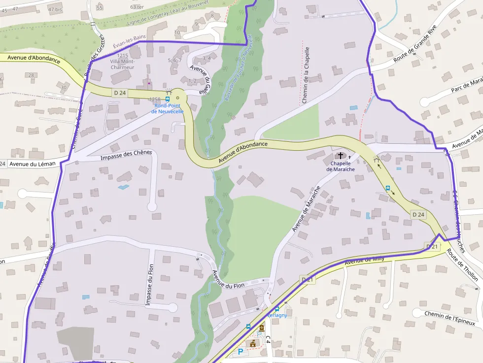 Maison 90 m² quatre pièces à vendre à Neuvecelle