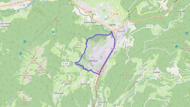 Maison 112 m² quatre pièces à vendre à Marthod