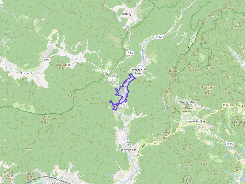 Maison 57 m² trois pièces à vendre à Plancher-Bas