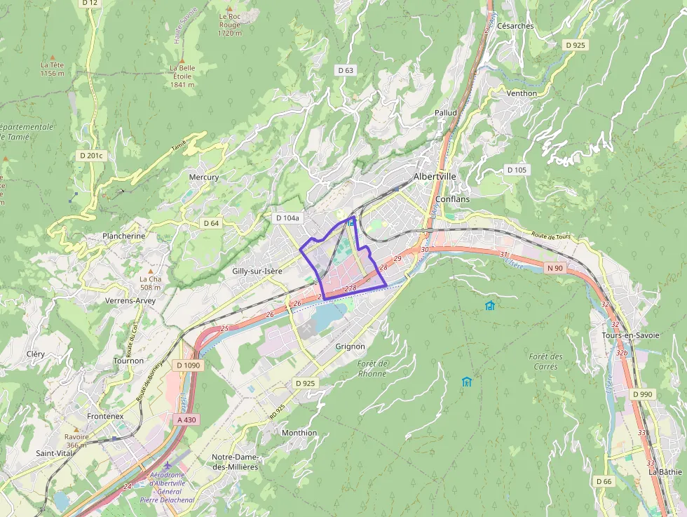Maison 86 m² quatre pièces à vendre à Albertville