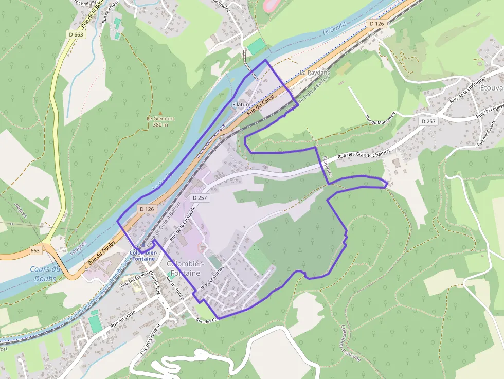 Maison 90 m² quatre pièces à vendre à Colombier-Fontaine