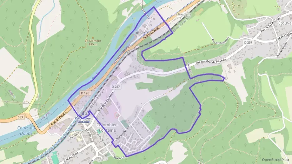 Maison 90 m² quatre pièces à vendre à Colombier-Fontaine