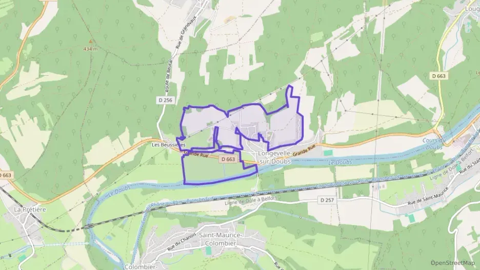 Maison 134 m² quatre pièces à vendre à Longevelle-sur-Doubs