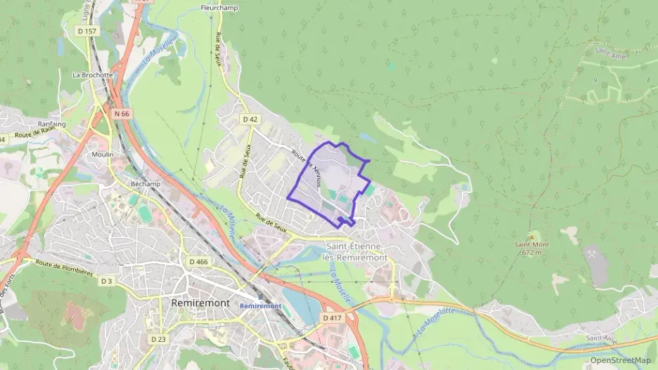 Maison 72 m² quatre pièces à vendre à Saint-Étienne-lès-Remiremont