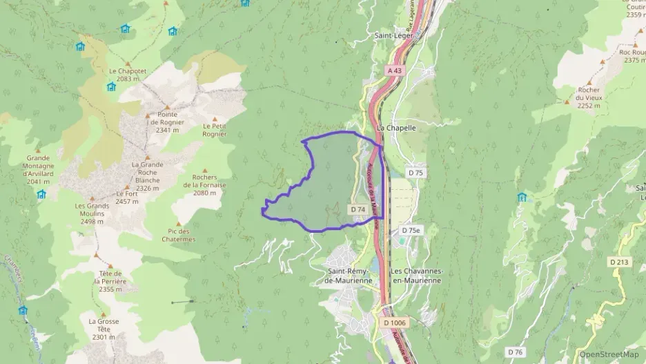 Maison 70 m² quatre pièces à vendre à Saint-Rémy-de-Maurienne