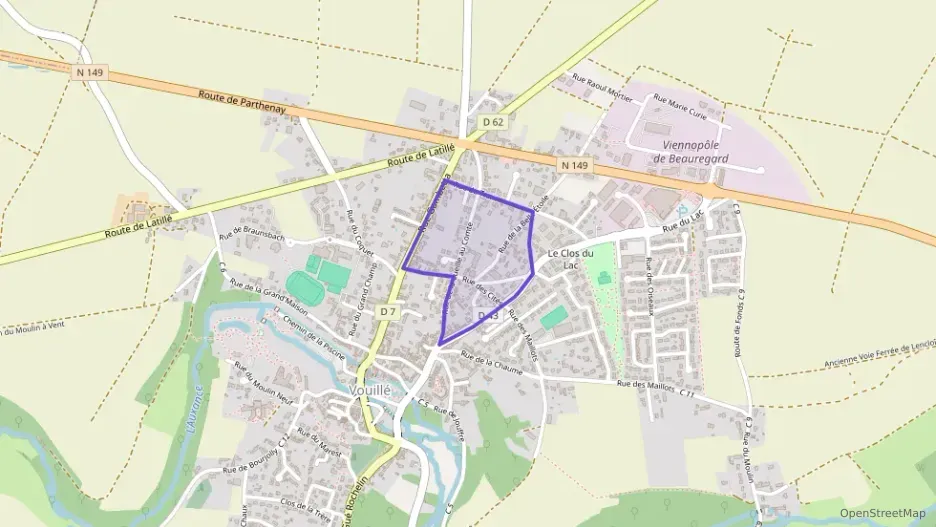 Maison 86 m² quatre pièces à vendre à Vouillé