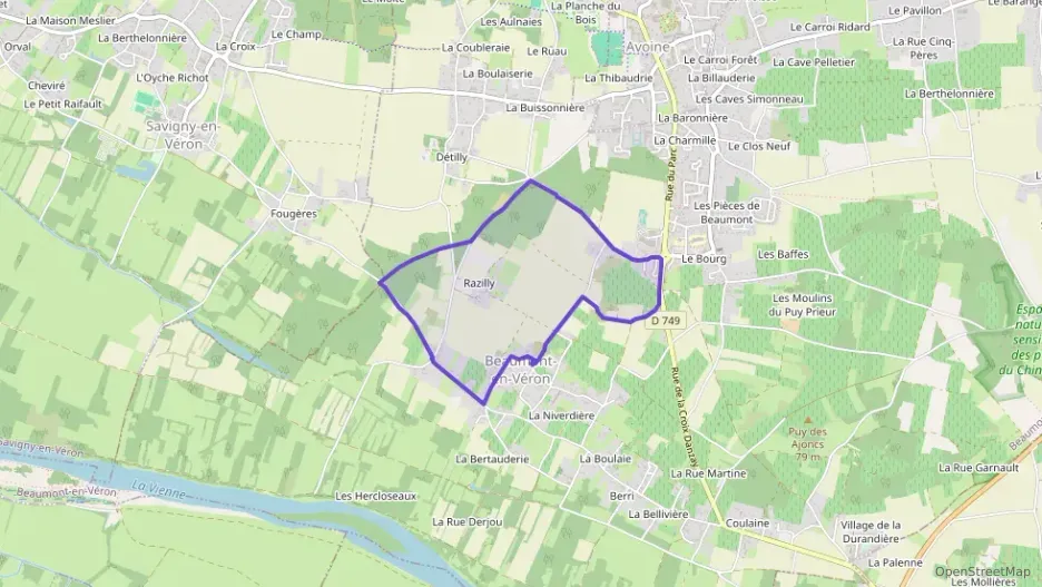 Maison 80 m² trois pièces à vendre à Beaumont-en-Véron