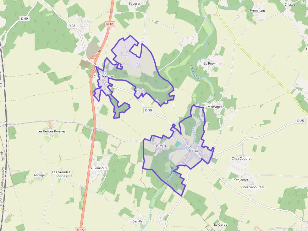 Maison 84 m² quatre pièces à vendre à Brux