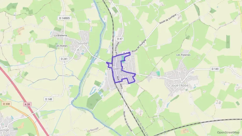 Maison 98 m² cinq pièces à vendre à La Guierche Maison 98 m² cinq pièces à vendre à La Guierche