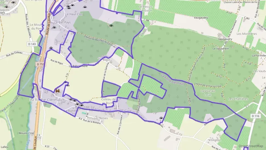 Maison 107 m² trois pièces à vendre à La Roche-Clermault