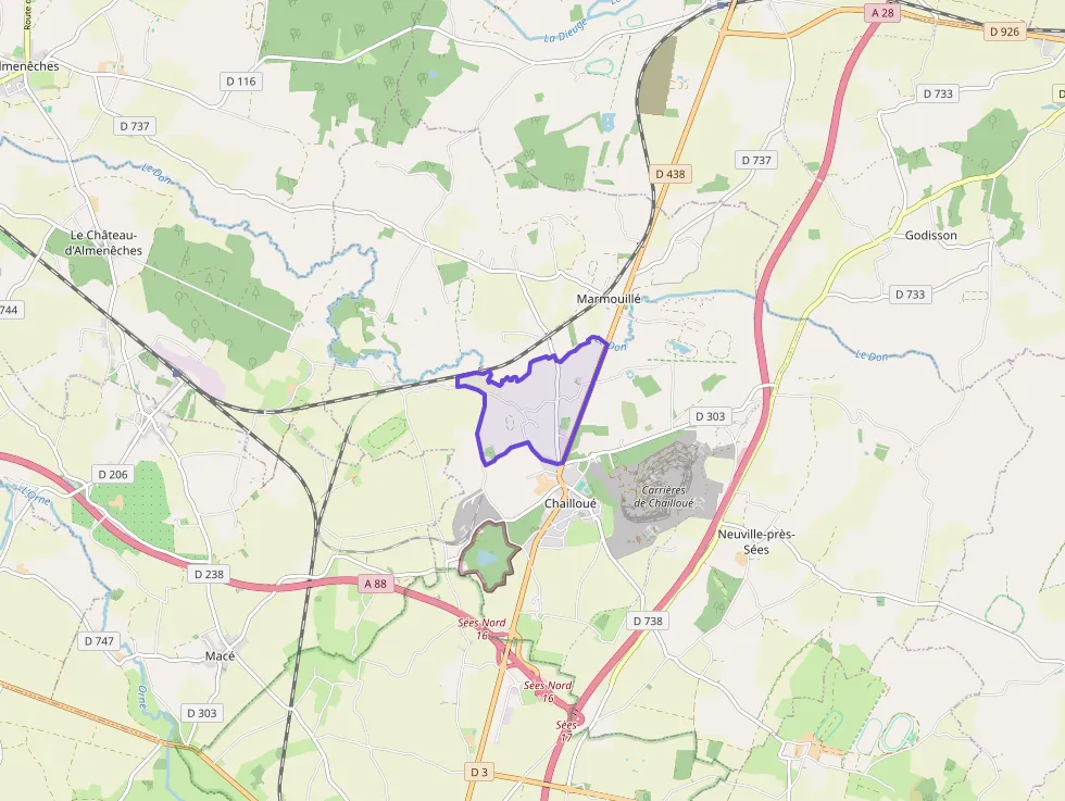 Maison 75 m² trois pièces à vendre à Chailloué Maison 75 m² trois pièces à vendre à Chailloué