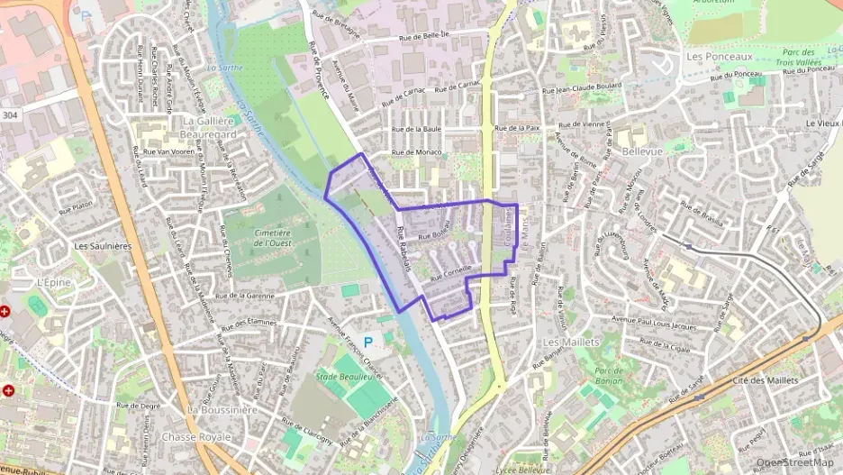 Maison 106 m² quatre pièces à vendre à Coulaines